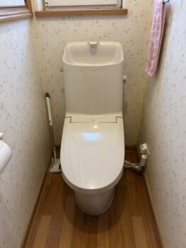 盛岡市 S様邸 便器交換工事 LIXIL アメージュシャワートイレ